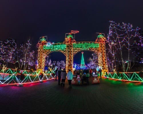 Bentleyville Tour of LIghts Entrance