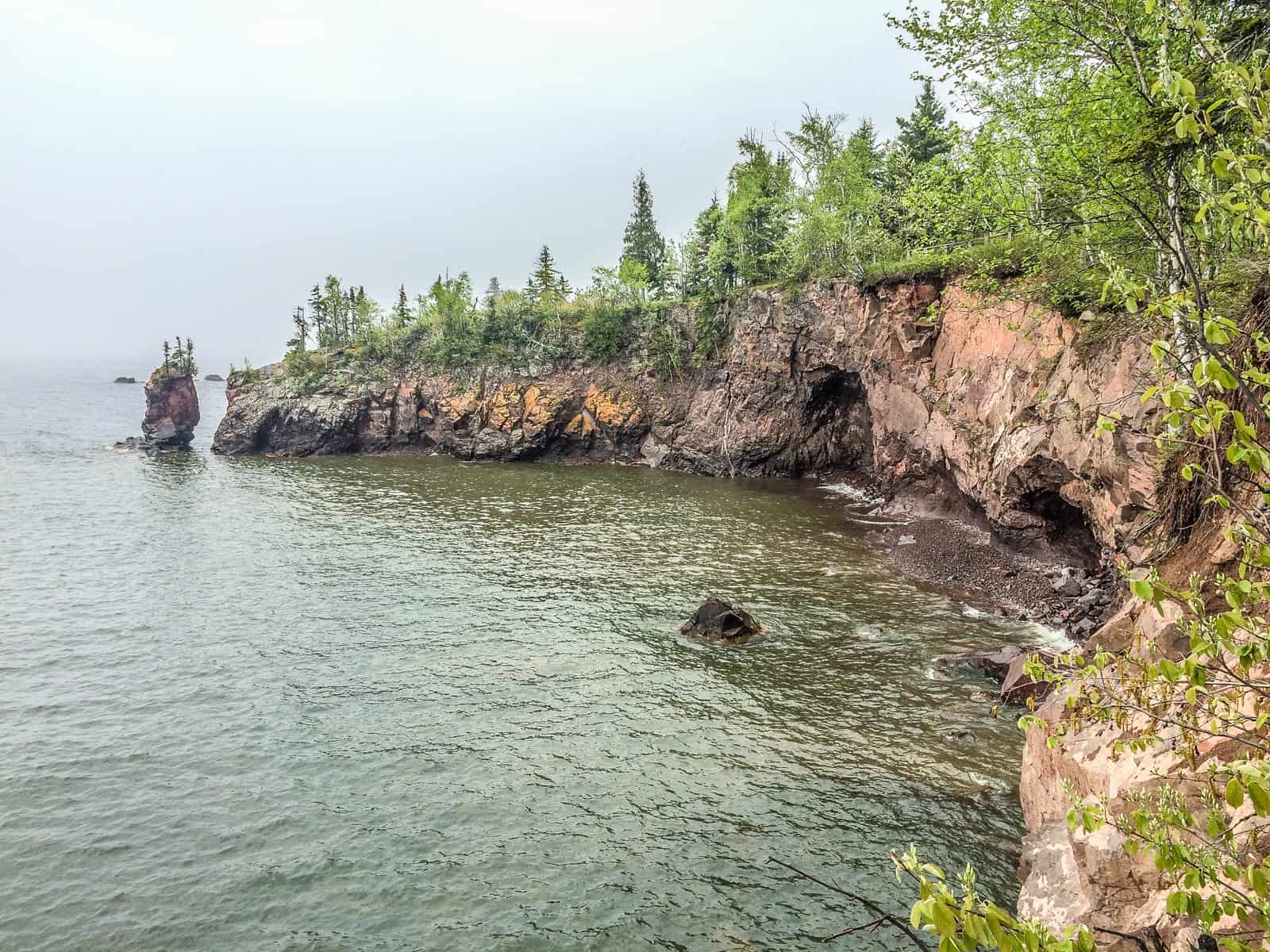 After the Sea Arch Fell at Tettegouche State Park