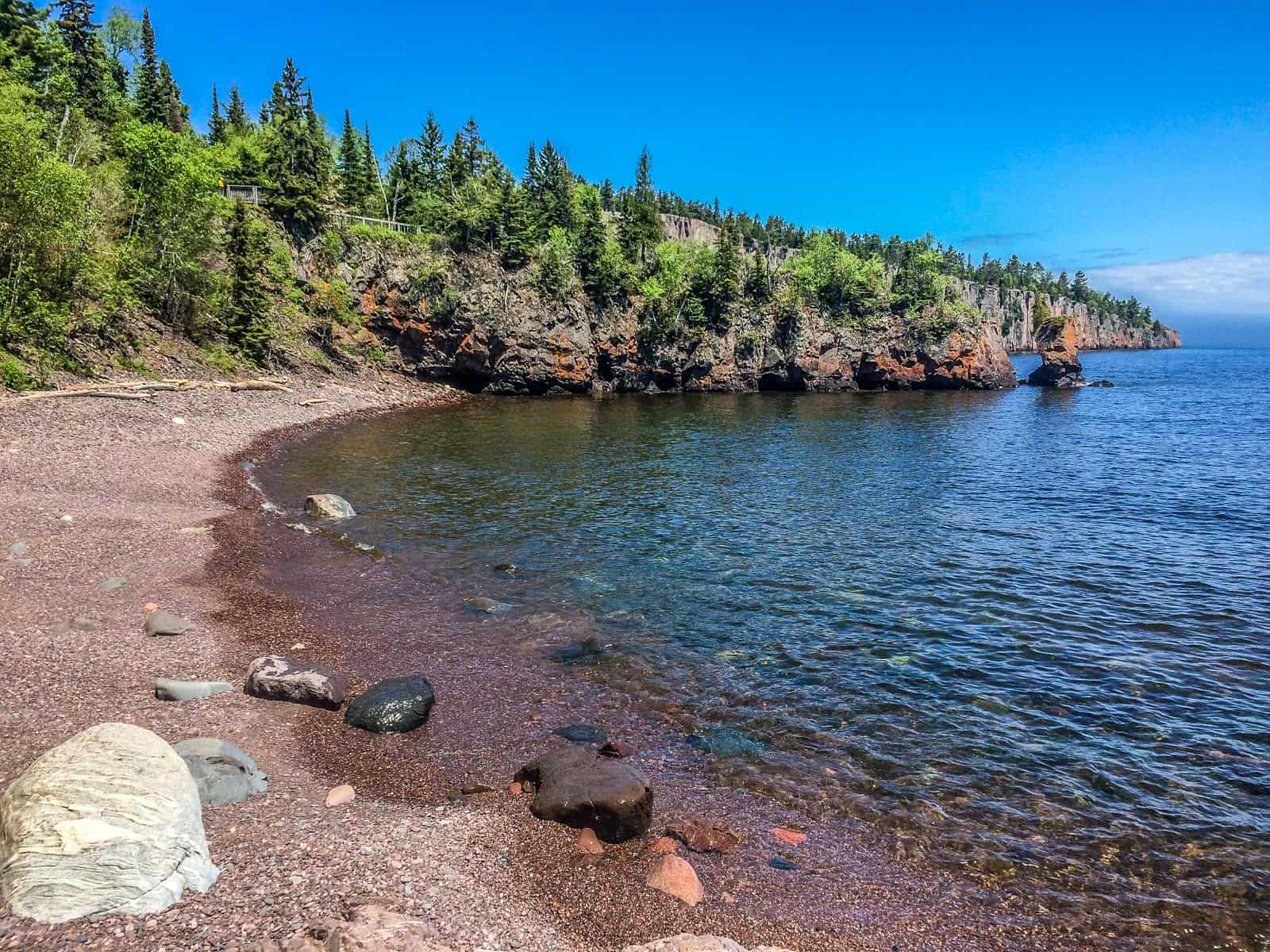 After the Sea Arch Fell at Tettegouche State Park