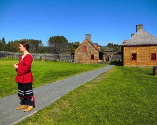 Costumed Interpreter at Grand Portage National Monument