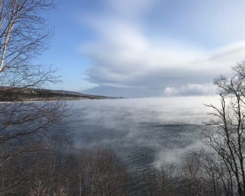 Sea Smoke on Lake Superior at Cutface Creek