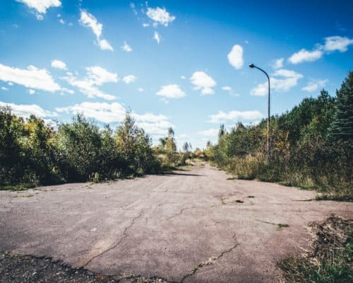 Taconite Harbor Ghost Town Streetlight