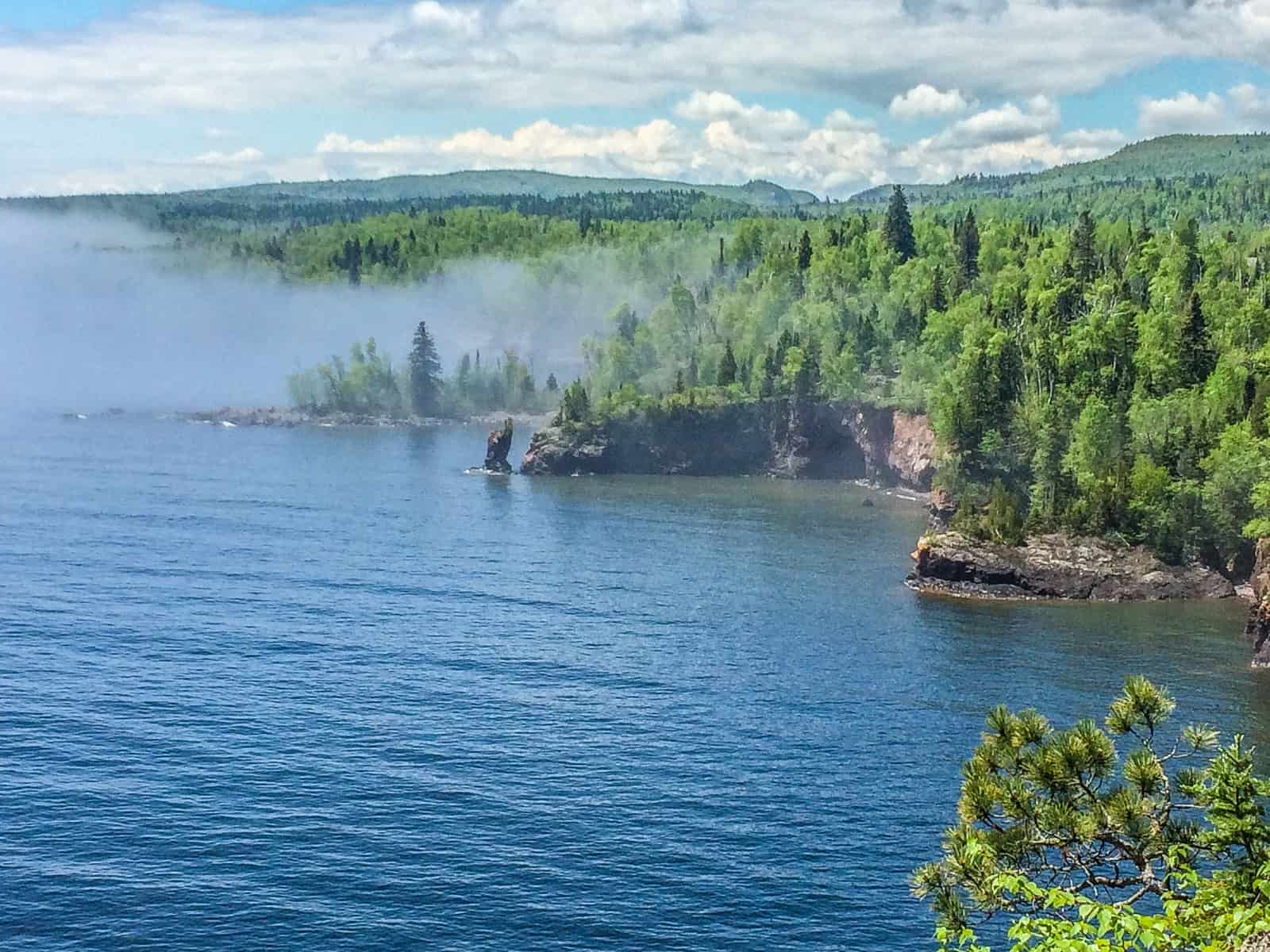 After Sea Arch Fell at Tettegouche State Park