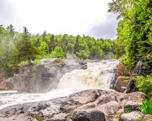 Lower Falls on the Brule River at Judge CR Magney State Park