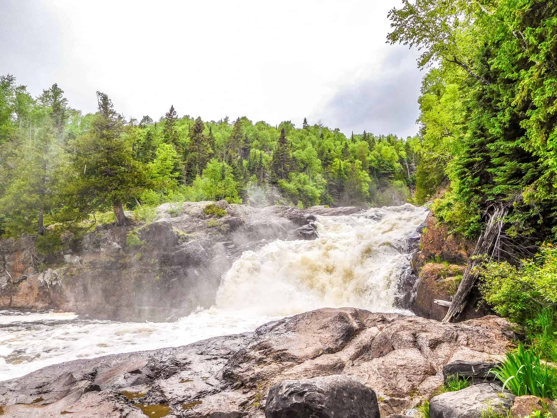 Lower Falls on the Brule River at Judge CR Magney State Park