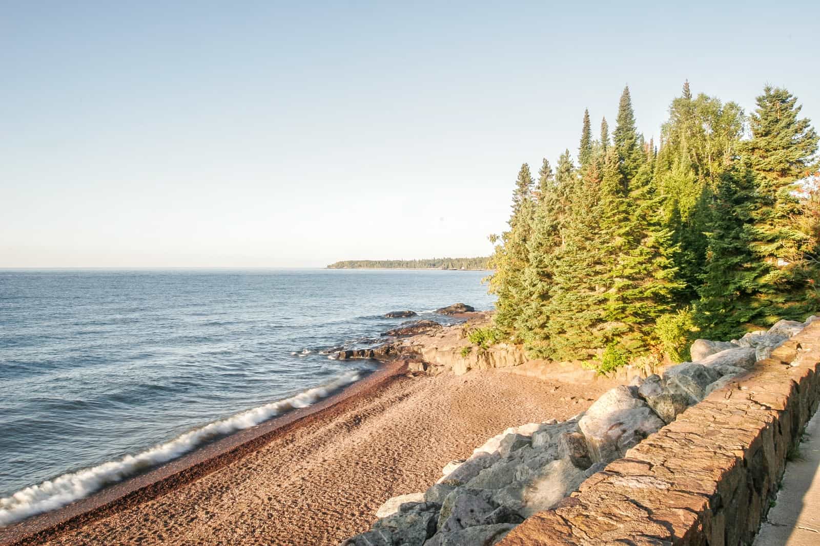 Lake Superior Shoreline Area at Cascade River State Park