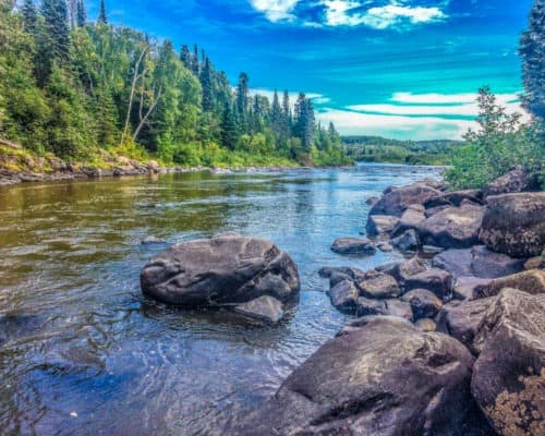 Pigeon River at Grand Portage State Park