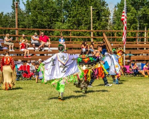 Ojibwe Dancers at Grand Portage Pow Wow