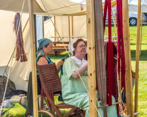 Costumed Visitors at Rendezvous Days