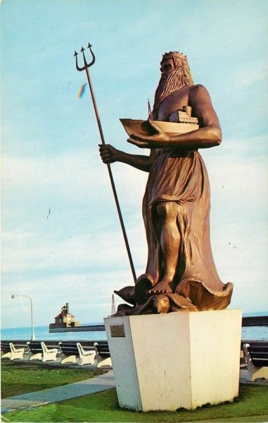 Standing Tall and Proud the King of Neptune Celebrate Duluth's Status