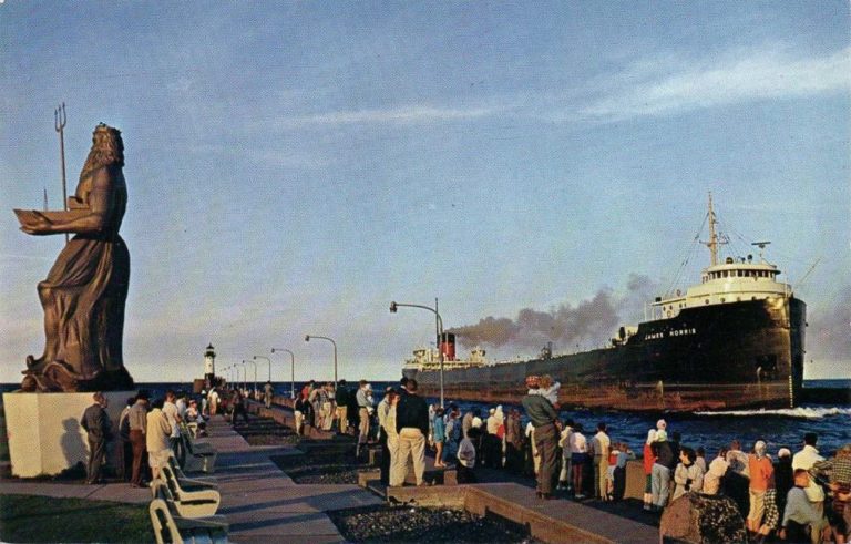 A Passing Ship in Canal Park