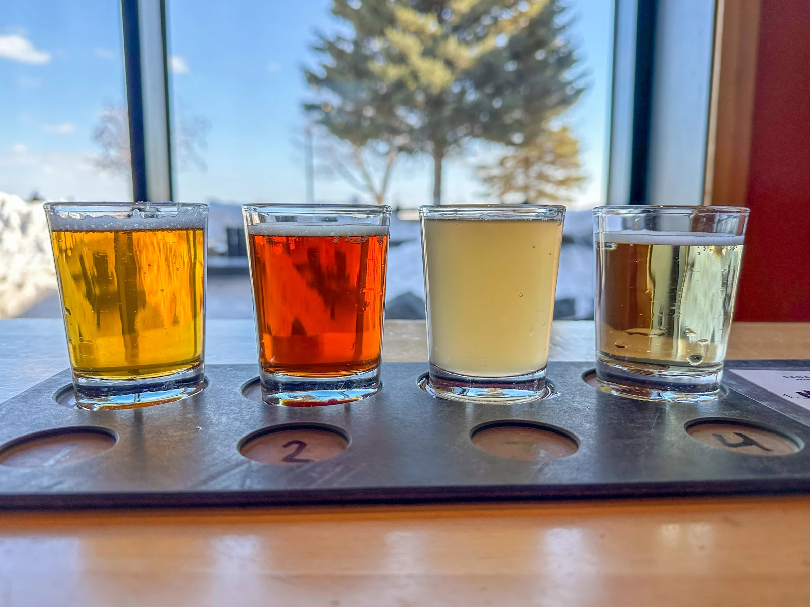 Canal Park Brewing Beer Flight