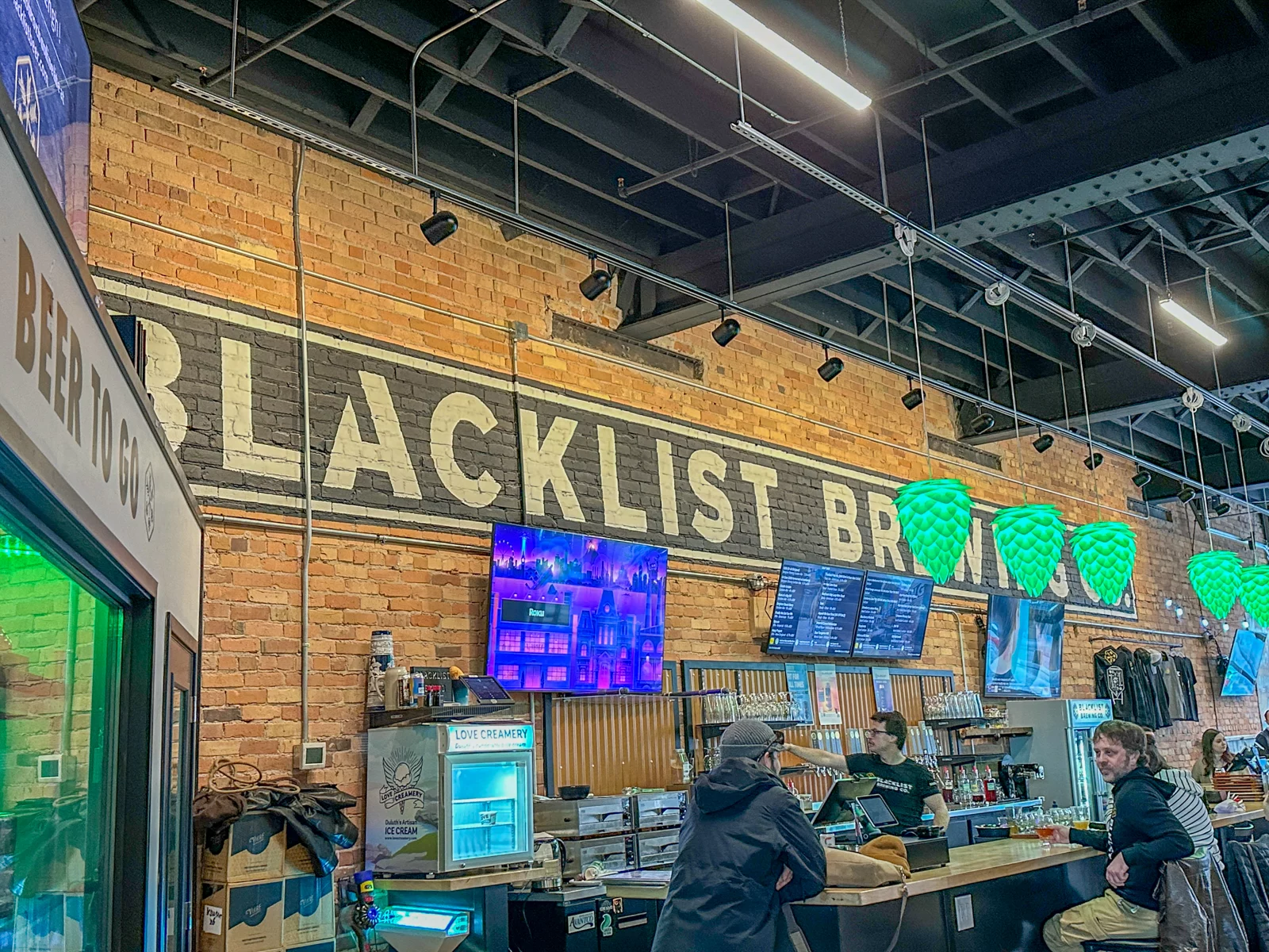 Bar at Blacklist Brewing