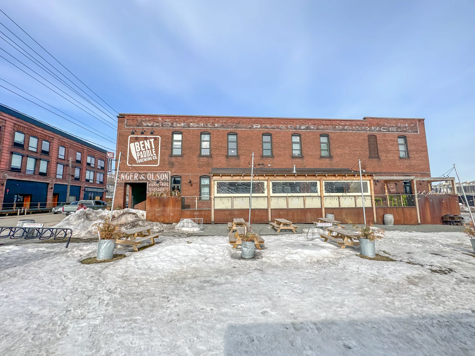 Exterior of Bent Paddle Brewing