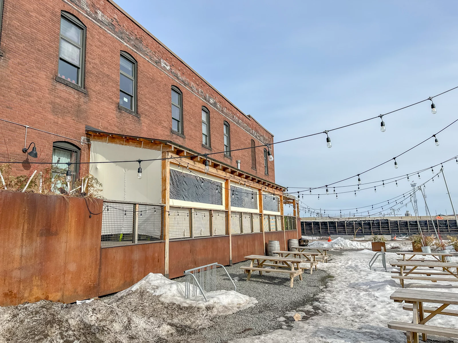 Summer Outdoor Seating at Bent Paddle