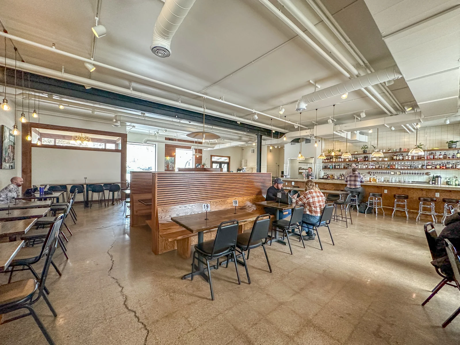 Dining room at Lake Superior Brewing